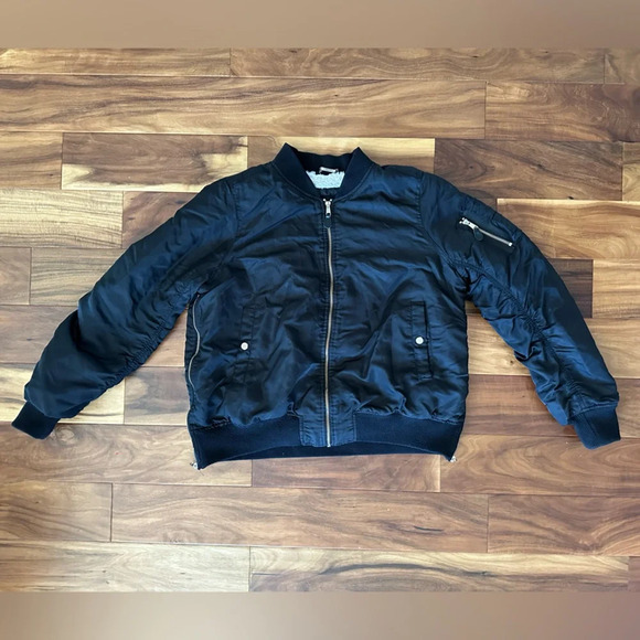 Steve Madden Jackets & Blazers - Steve Madden Black Bomber Jacket size XL